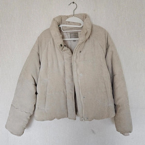 스파오 코듀로이 패딩점퍼 S