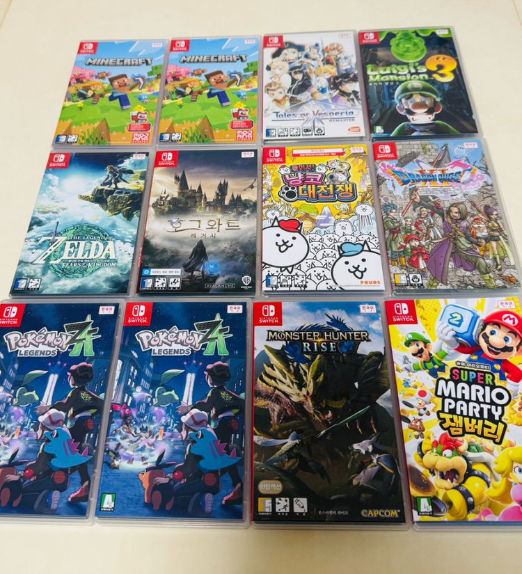 부산 닌텐도 타이틀 판매 젤다 포켓몬 드퀘 등--0