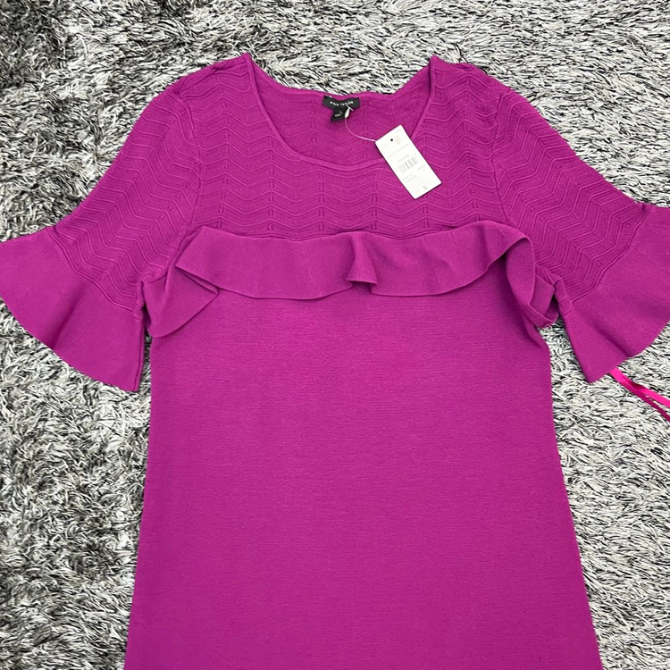 (새)앤테일러 프릴 니트 원피스 (S)--1