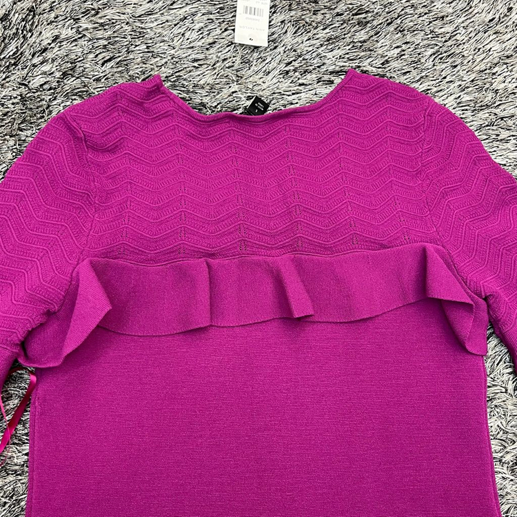 (새)앤테일러 프릴 니트 원피스 (S)--4