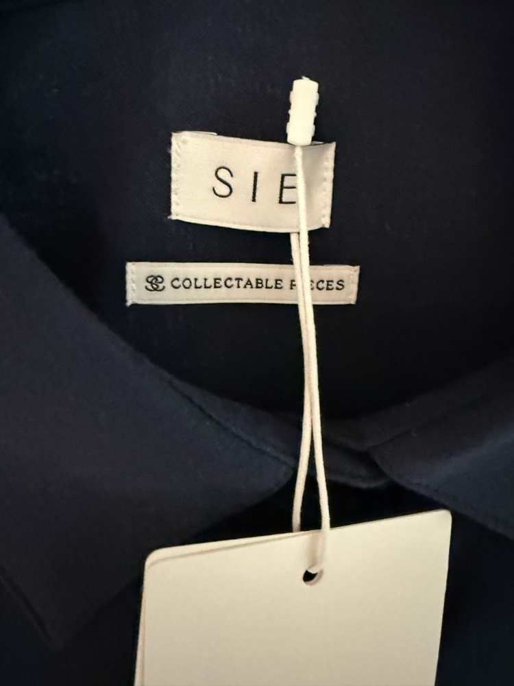 시에 네이비 리넨 셔츠 원사이즈--1