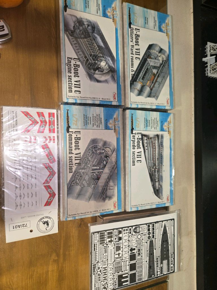 CMK U-Boot VII C 엔진/지휘실 1/72 프라모델 이미지