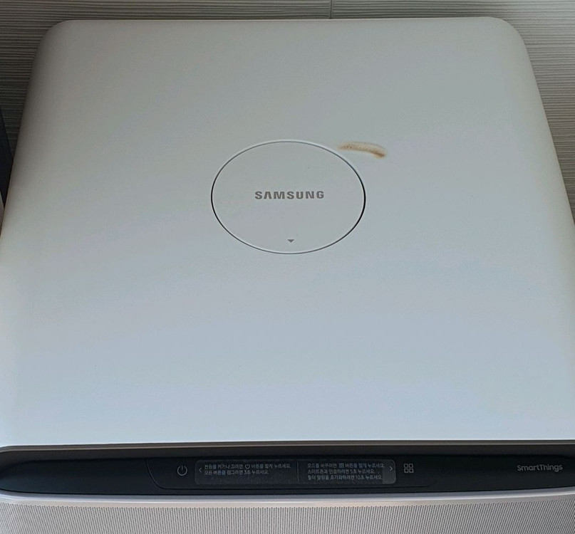 삼성 무풍 큐브 공기청정기 2단 + 새 필터--3