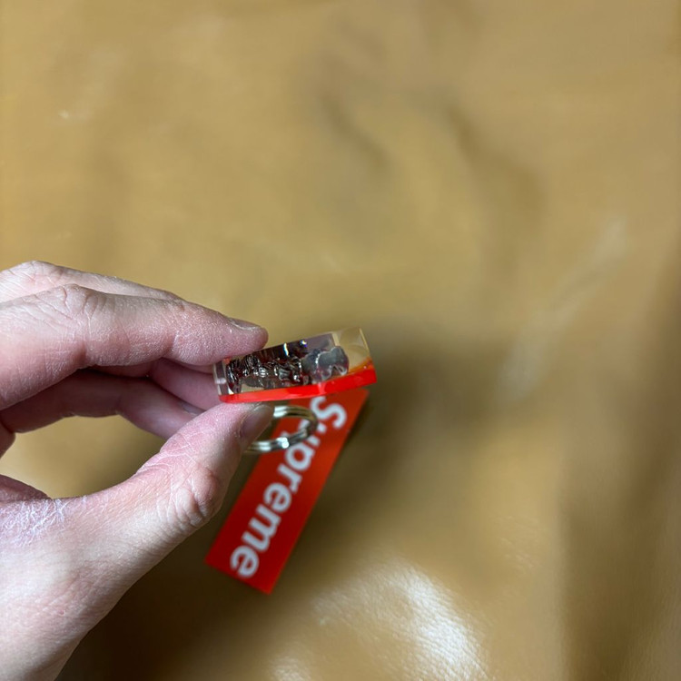 슈프림 키체인 키홀더 스켈레톤 레드--6