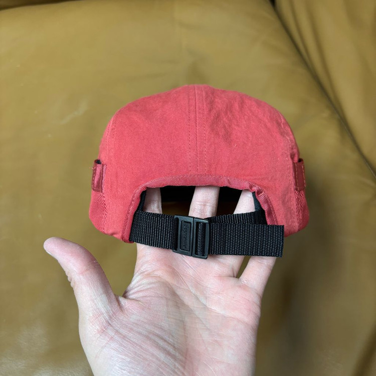 슈프림 캠프캡 모자 박스로고 24fw 메쉬 포켓 레드--7