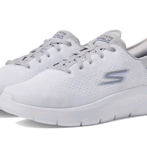 새제품 스케쳐스 남성용 슬립인스 고 워크 플렉스 뉴월드 스니커즈 화이트/그레이