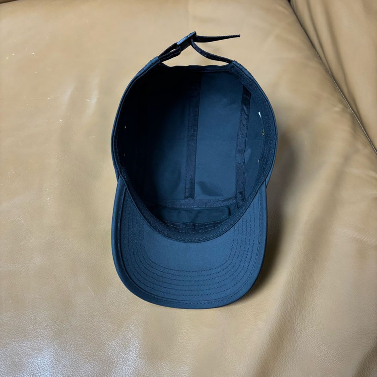 슈프림 캠프캡 모자 박스로고 인셋 젤 블랙--5