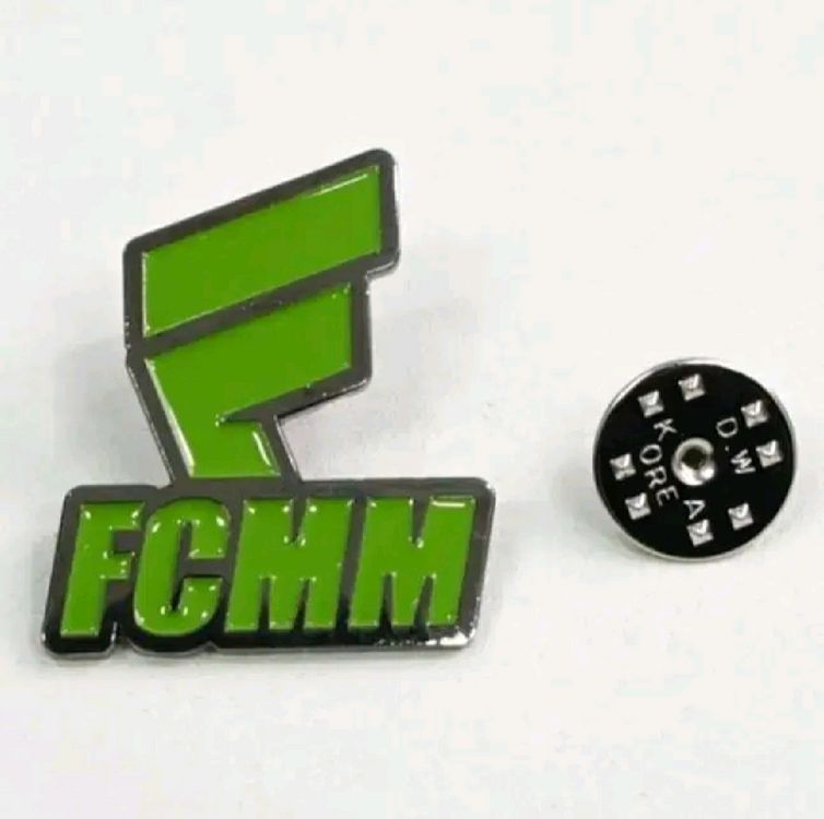 에프씨엠엠(FCMM) 로고 핀 뱃지 3종 일괄 뺏지 이미지