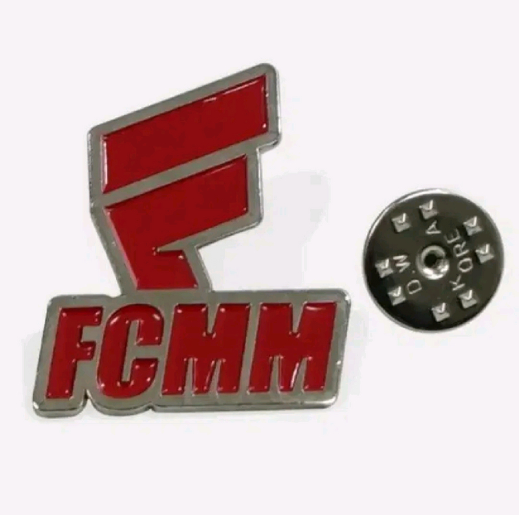 에프씨엠엠(FCMM) 로고 핀 뱃지 3종 일괄 뺏지 이미지
