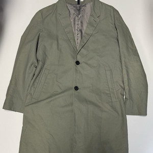 코오롱 커스텀멜로우 코튼 린넨 하프 코트 자켓 XL