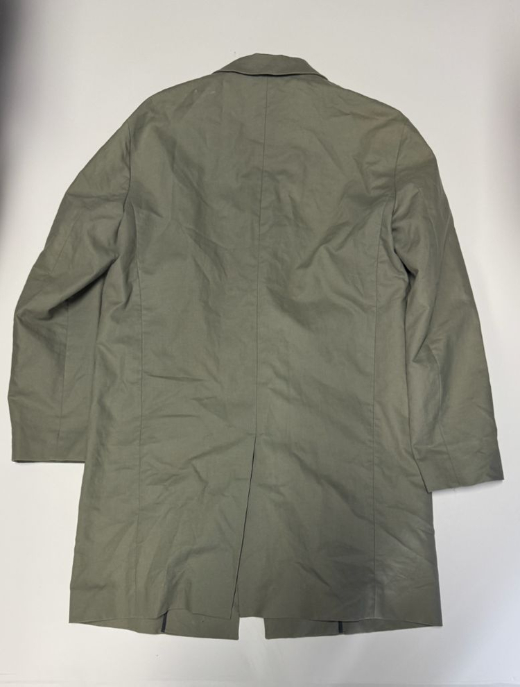 코오롱 커스텀멜로우 코튼 린넨 하프 코트 자켓 XL--1