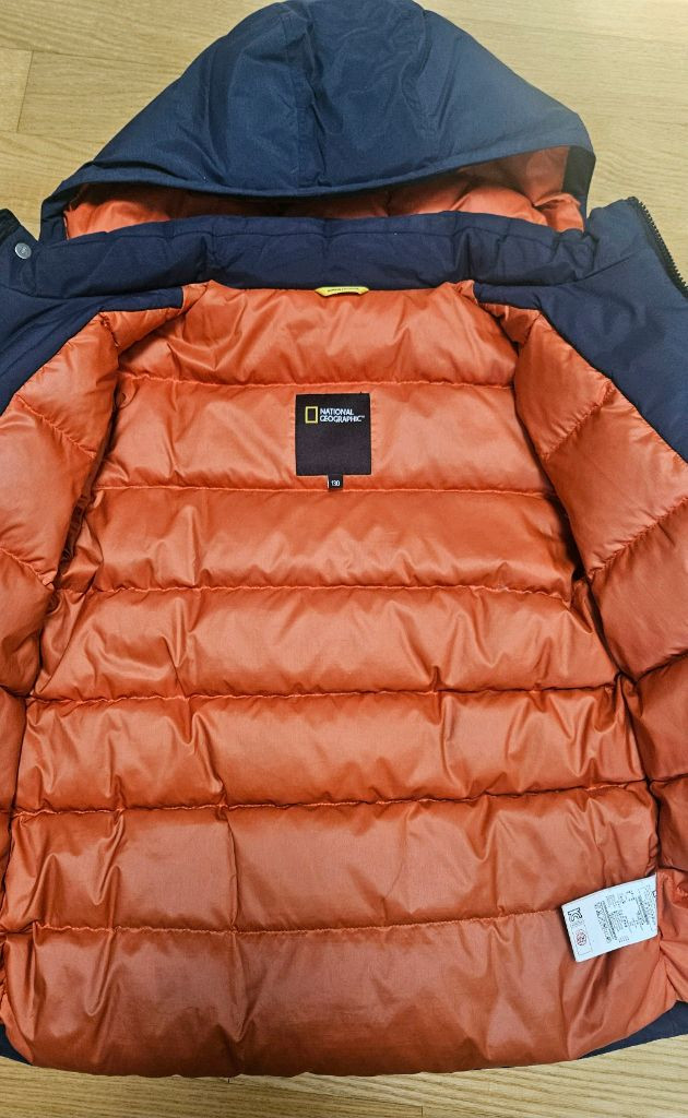 내셔널지오그래픽 키즈 다운 점퍼 130사이즈 + 휠라 키즈 패딩 점버 130사이즈 일괄--3