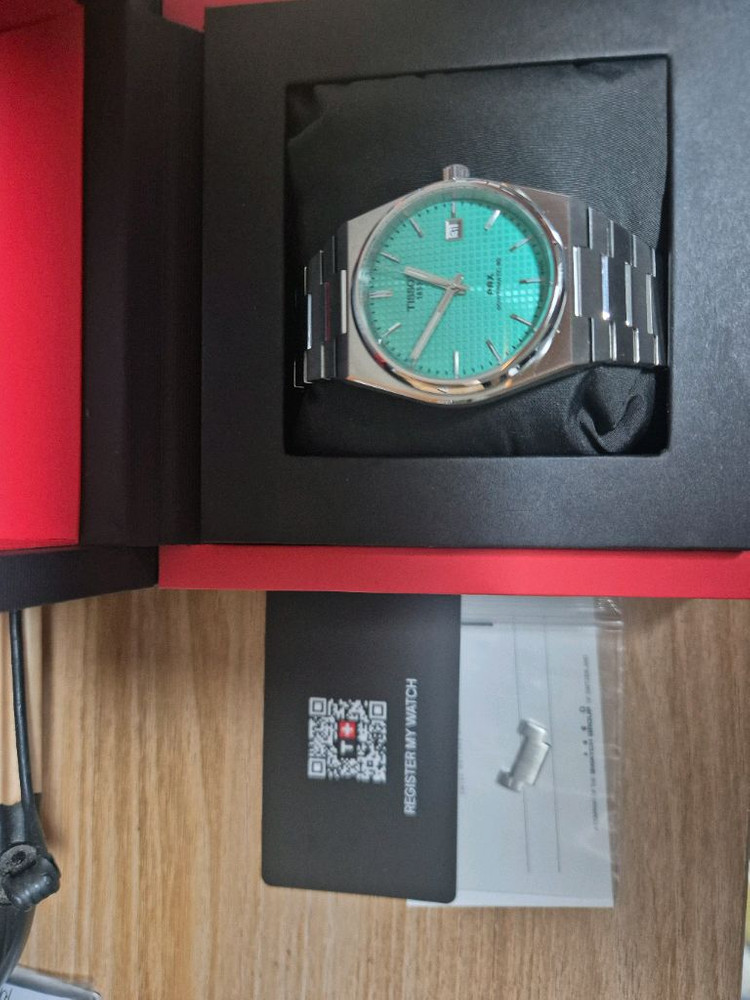 티쏘 prx 40mm 티파니 그린 이미지