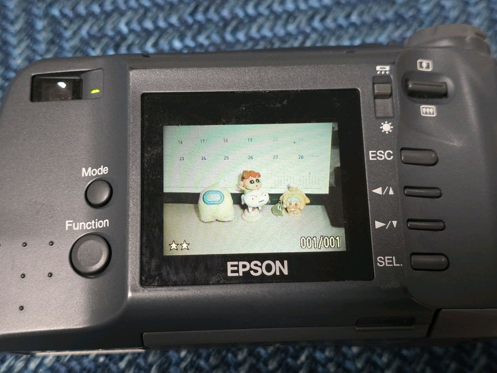 엡손 칼라리오 CP-700z 레어 빈티지 디지털카메라 이미지