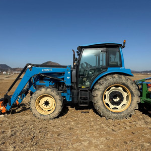 농업용 트랙터 + 로더 + 로타리기 세트 이미지