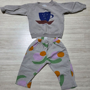 보보쇼즈 약기모 상하복18-24개월