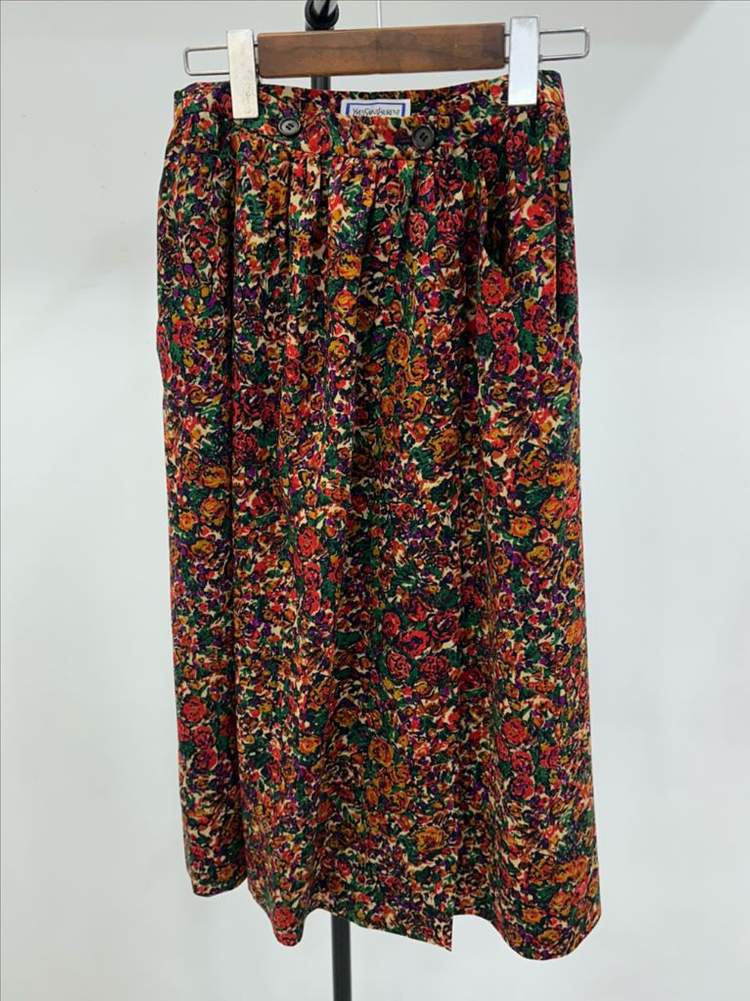 입생로랑 빈티지 스커트--1