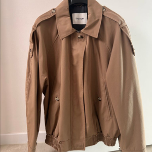 한섬 25 시스템 집업 트렌치 자켓