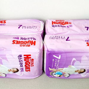 하기스 맥스드라이 팬티형 32매 7단계 4팩 일괄