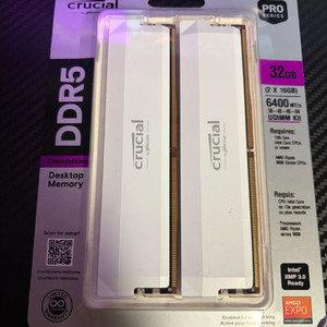 크루셜 DDR5 6400 cl38 32G