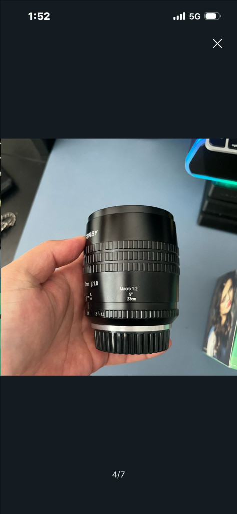 캐논 렌즈베이비 85mm F1.8 벨벳 렌즈 이미지