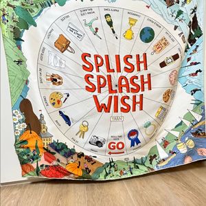 스튜디오 얀 스플리쉬 스플래쉬 위시 스카프 90x90