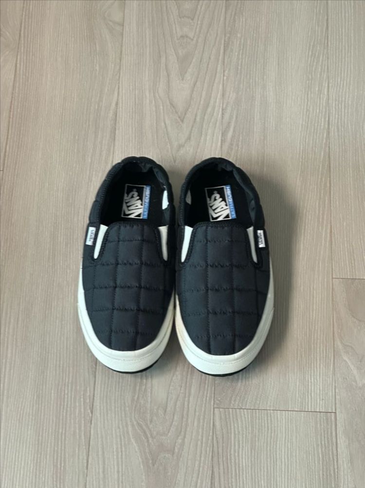 반스 퀄팅 패딩 슬립온 블랙 L (270-280)--1