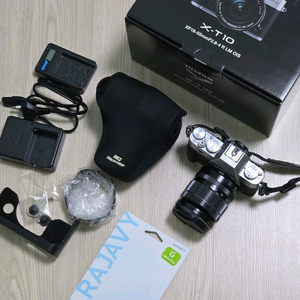 후지필름 X-T10 바디 + XF18-55mm 렌즈 팝니다.