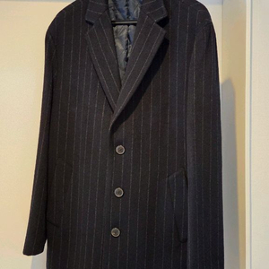 지이크 파렌하이트 네이비 스트라이프 코트