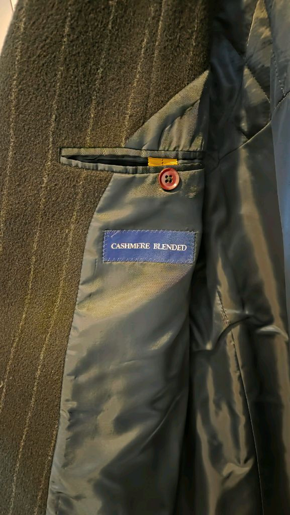 지이크 파렌하이트 네이비 스트라이프 코트--4