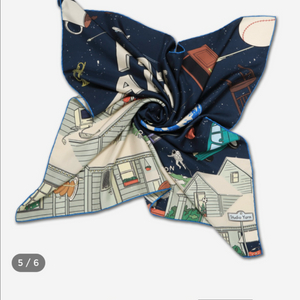 HOME ALONE 스카프 (SILK, 90x90)