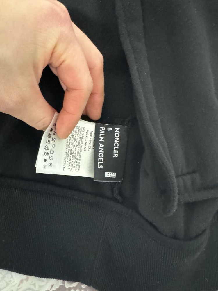 정품 몽클레어 x 팜엔젤스 로고 벨벳 자켓 이미지