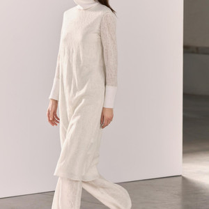 자라 자카드 울 원피스