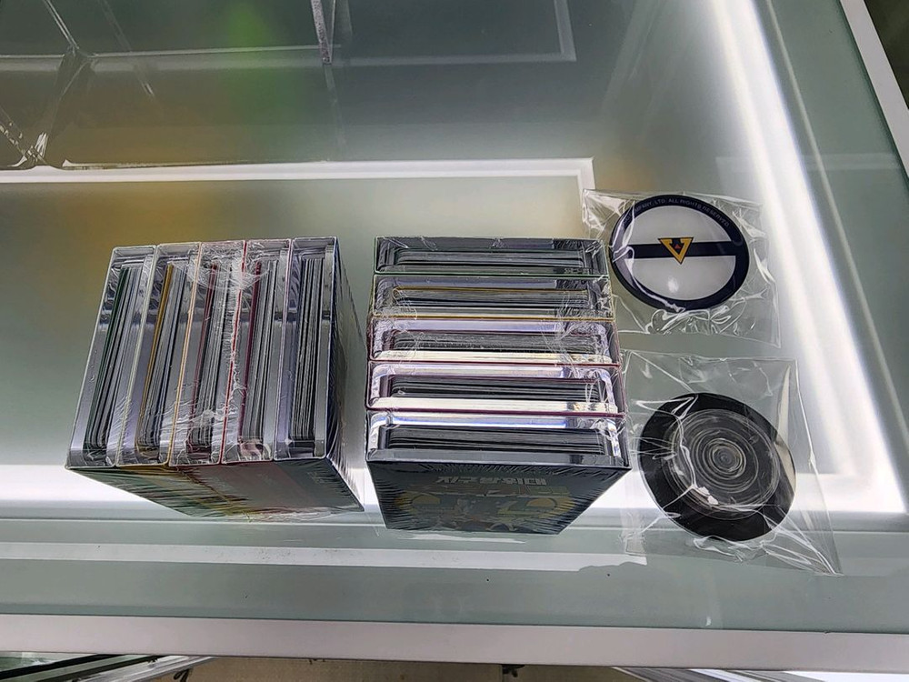 택포)파워레인저 슈퍼전대 후뢰시맨 굿즈 포토카드+그립톡 2셋트판매합니다.--3