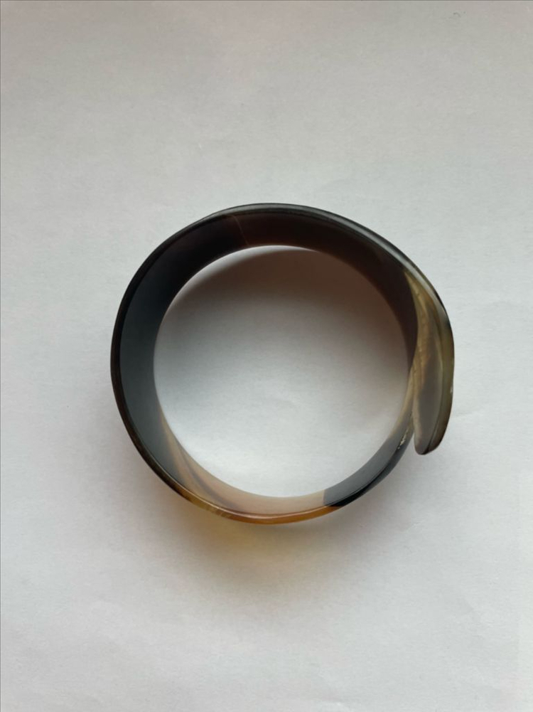 핸드메이드 팔찌 뱅글 링팔찌 화각 조각 뿔 상아--1