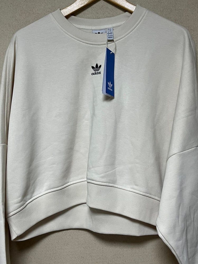 아디다스 에센셜 크루 플리스 스웻셔츠 S--6