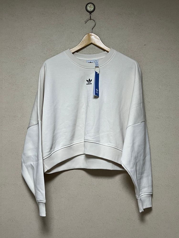 아디다스 에센셜 크루 플리스 스웻셔츠 S--7
