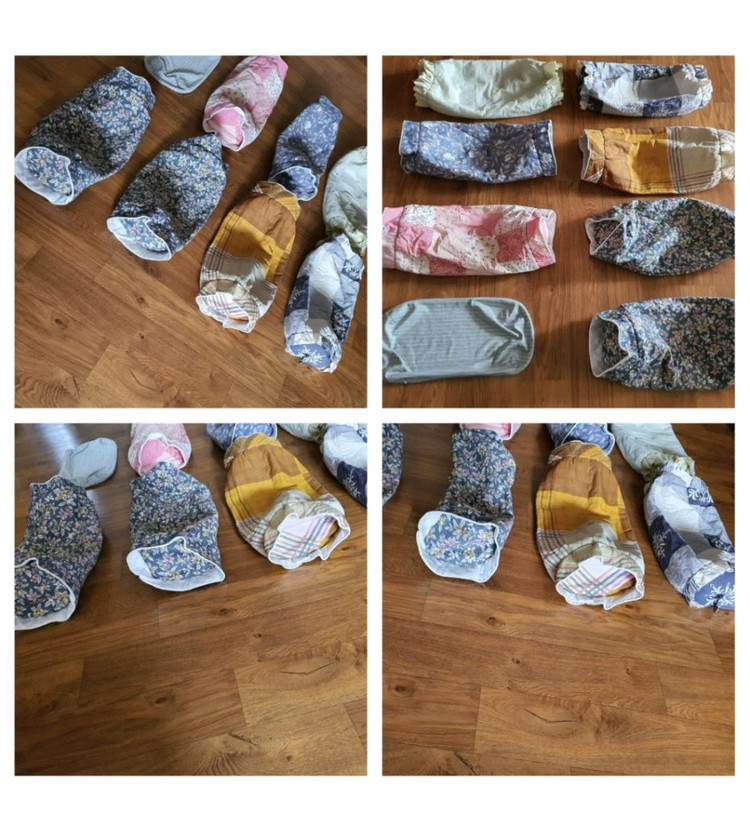 둥근베게지퍼커버7개 모두예쁨 저렴하게 1만5천원+작은커버1개덤--2