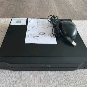 plus9 CCTV 녹화기 블랙 + 마우스