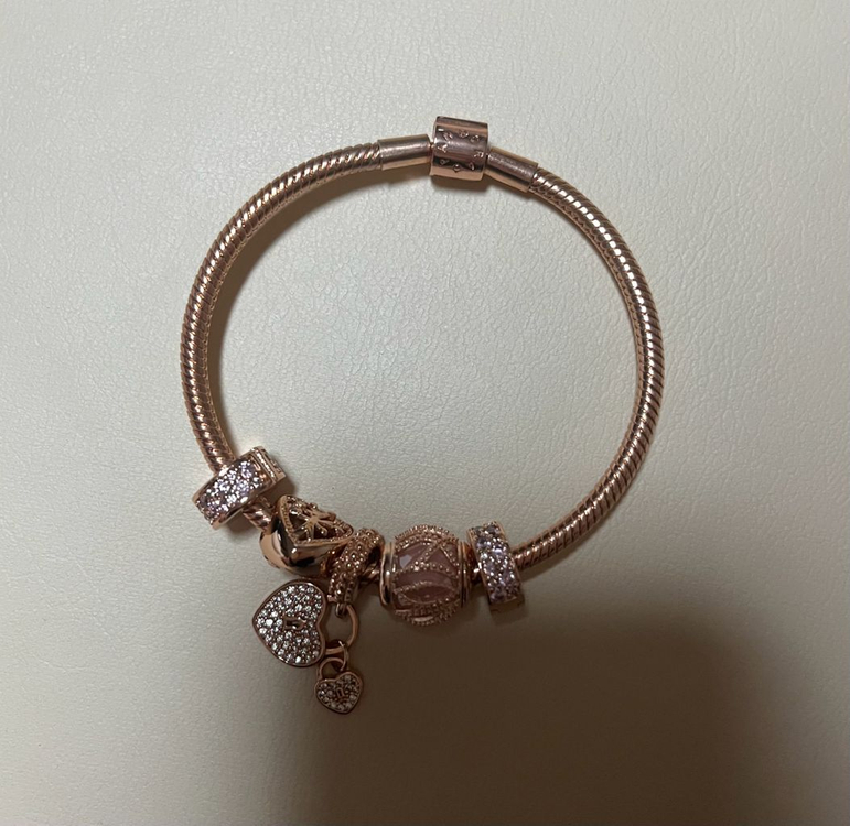 ㅍㄷㄹ 골드참 팔찌--2