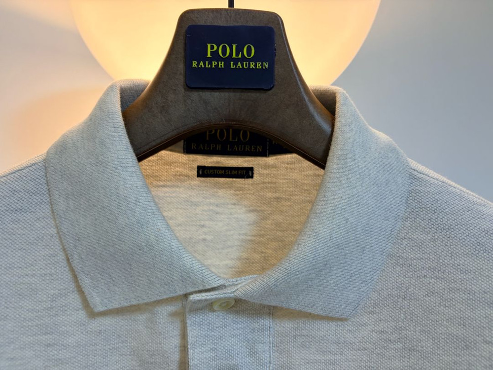 신형 폴로 랄프로렌 코튼 폴로셔츠 커스텀슬림핏 M(100)오트밀컬러 새것--4