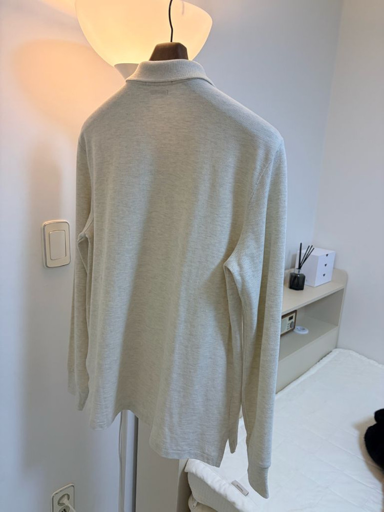 신형 폴로 랄프로렌 코튼 폴로셔츠 커스텀슬림핏 M(100)오트밀컬러 새것--5