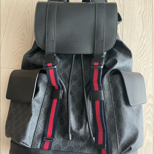 구찌 GG 스프림 블랙 백팩