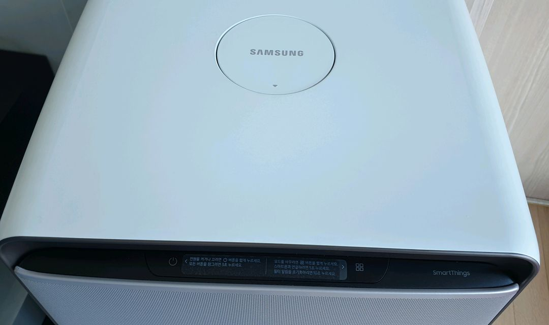 삼성 무풍 큐브 공기청정기 2단 + 새 필터--6