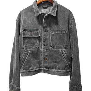 폴로 80년대 덩가리 청자켓 이미지