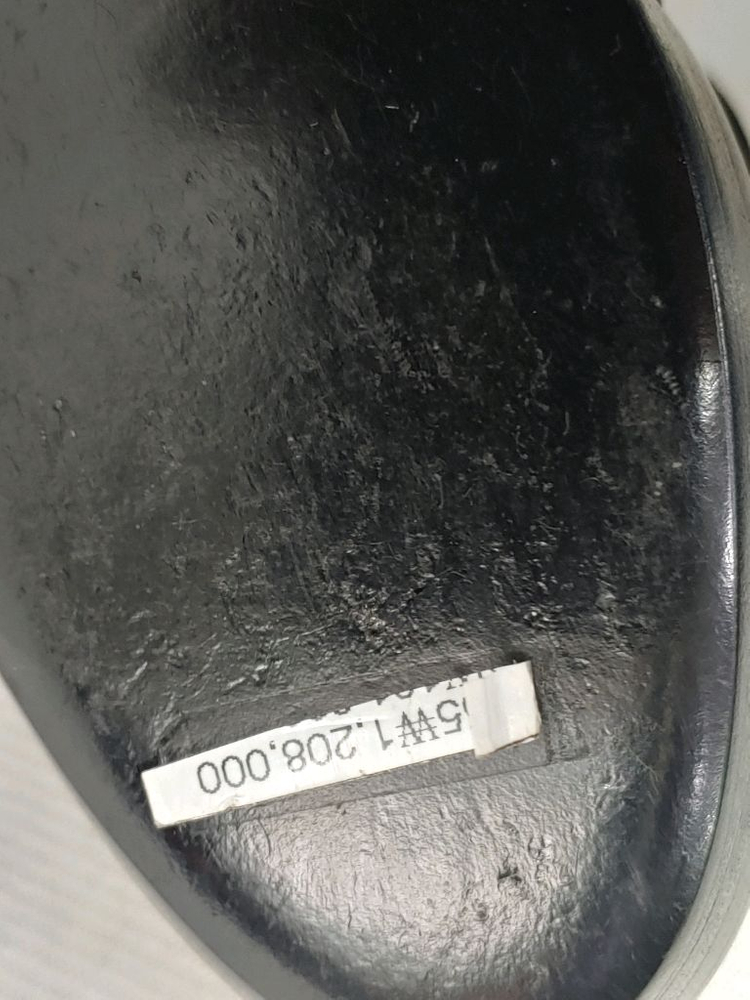 펜디 블랙/골드 오픈토 하이힐 샌들 EU40--5