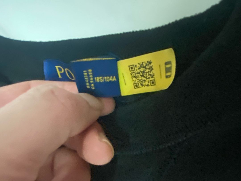 남성 폴로 기모 맨투맨 블랙 XL 사이즈 Polo Ralph Lauren 긴팔 셔츠--2