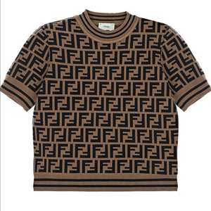 펜디 키즈 FF로고 올오버 모노그램 니트 4A