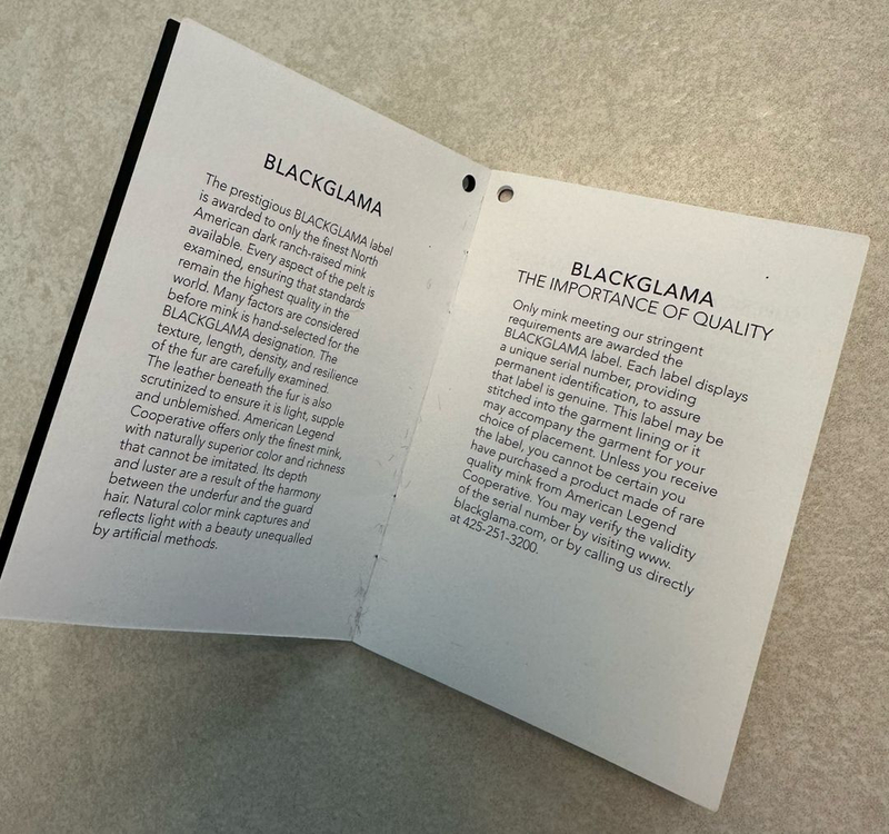 태림모피 블랙그라마 밍크 코트--5