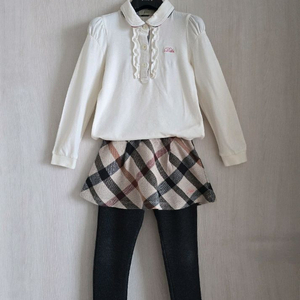 닥스키즈 여아 블라우스 치마레깅스세트 110사이즈